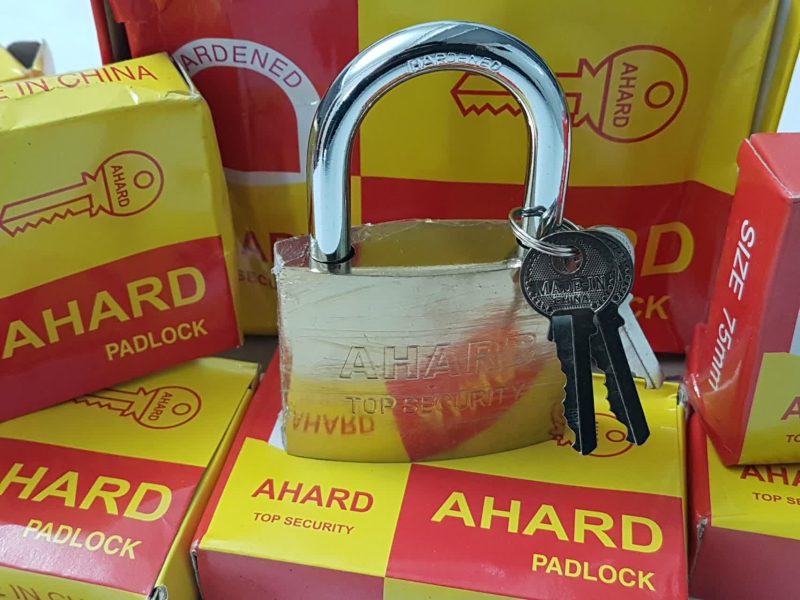 قفل آویز طرح برنجی AHARD 75 - تصویر 1